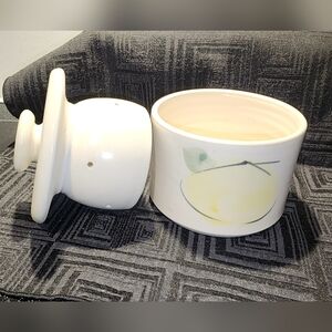 Lemon Motif Ceramic Butter Bell